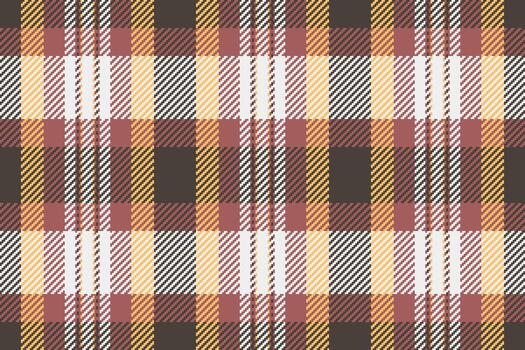 acogedor, rústico textil modelo. sin costura cheque tartán diseño en cálido, otoñal matices ideal para antecedentes, telas, y creativo proyectos versátil textura. vector