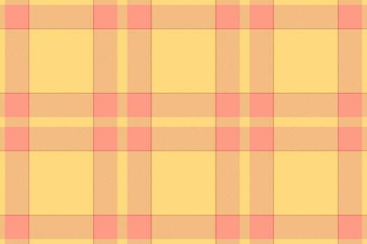 Warm, inviting plaid pattern in soft yellow and peach tones. Versatile texture suitable for backgrounds, textiles, and various creative projects. Gentle harmony. vector