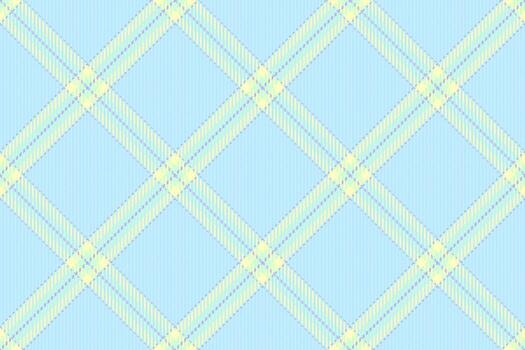 Linen background texture , guy textile check tartan. Unique pattern plaid seamless fabric in light and lemon chiffon colors. vector