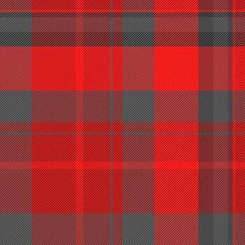 Diverse check tartan fabric, modern plaid textile. Various pattern seamless texture background in red and grey colors. vector