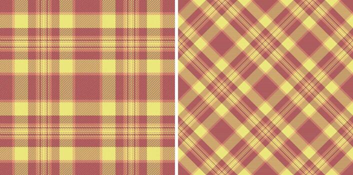 Detailed tartan pattern showcasing two variations of the classic design. Perfect for backgrounds, textiles, or adding a traditional touch to any project. vector