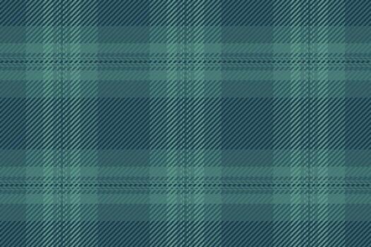 detallado textil antecedentes con un clásico tartán modelo en verde azulado sombras. Perfecto para agregando textura profundidad. utilizar para diseño, marca, más. vector