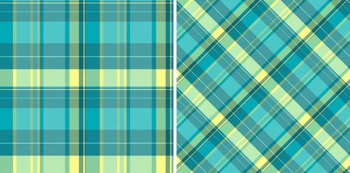 Seamless tartan fabric of pattern background texture with a textile check plaid. Set in sky colors. Top fashion trends for the year. vector