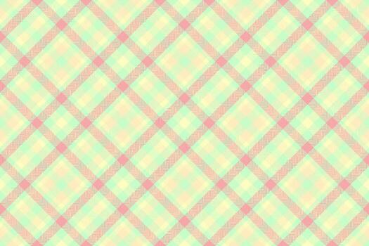 Close up texture fabric tartan, book pattern background check. School textile plaid seamless in light and lemon chiffon colors. vector