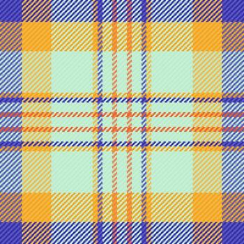 Classic plaid pattern with colorful stripes. Warm hues and intersecting lines create a cozy, textured background. Perfect for designs invoking heritage, comfort, or stylish fabric. vector