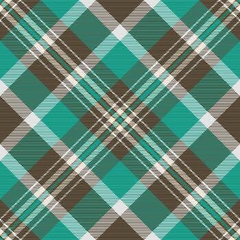clásico tartán modelo. textil diseño en verde azulado, marrón y crema para antecedentes, moda, y artesanía. versátil para ambos impresión y digital usar. vector