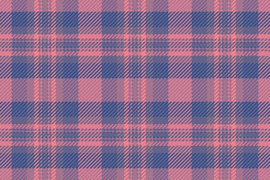 Detailed plaid pattern with a soft, textured feel, in hues of pink and blue. Ideal for backgrounds, textiles, or adding a touch of classic style to your designs. vector