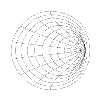 Geometry wireframe shape and grid black color vector