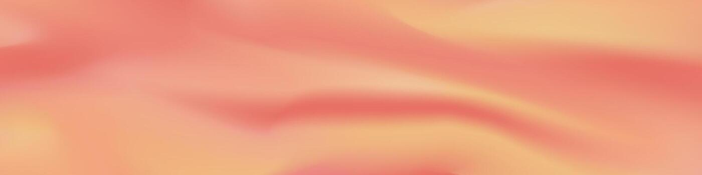 Peach gradient abstract liquid background pastel color. Yellow soft gradation summer texture vector