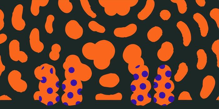 resumen naranja y púrpura gota modelo antecedentes vector