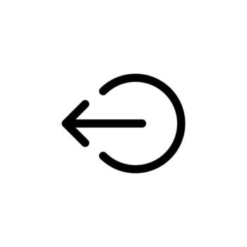 mínimo línea cerrar sesión símbolo para limpiar salida y autenticación vector