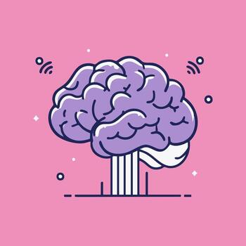 Internet red cerebro vector