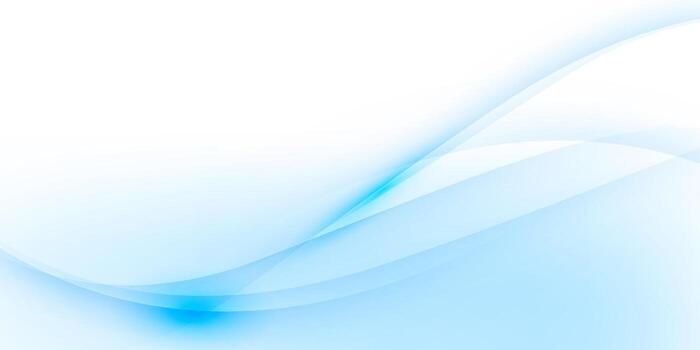Abstract blue wave background with white space for text vector