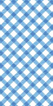 Blue gingham check fabric texture background. Plaid fabric pattern background. vector
