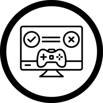 Tester User Interface Badge vector