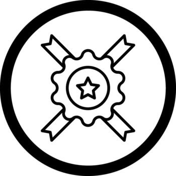 Honors Web Based Design Element vector