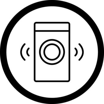 Smart Speaker Digital Technology Style Element vector