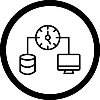 Latency Responsive App UI Shape vector