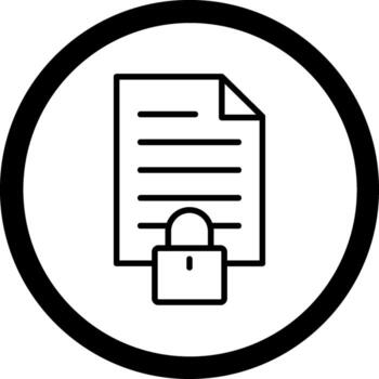 Acces Control List Coded User Interface Symbol vector