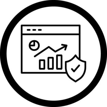 Data Protection Creative Grid Based Symbol vector