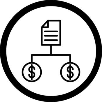estructurado datos sólido llenar estilo símbolo vector