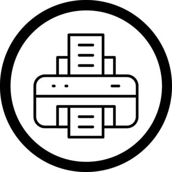 impresora plano usuario interfaz formar vector