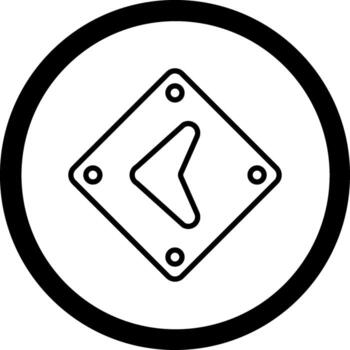 izquierda cheurón flecha codificado usuario interfaz símbolo vector