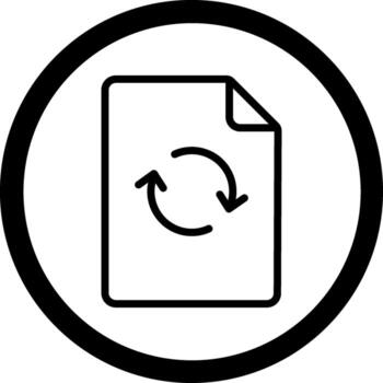 archivo sincronizar limpiar marco diseño objeto vector