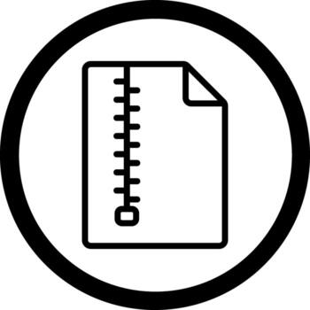 comprimido archivo moderno color establecido símbolo vector