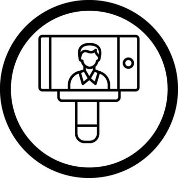 Vlogger Digital Technology Style Element vector