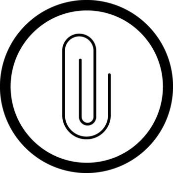 Paperclip Smooth Mobile App Visual vector