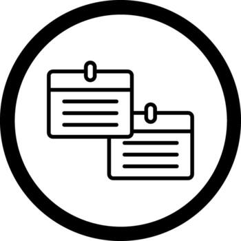 Nota suave móvil aplicación visual vector