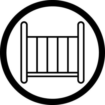 Crib Three Dimensional Interface Shape vector