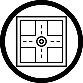 intersección sutil usuario interfaz gráfico vector