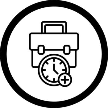 Overtime Shadowed Flat UI Design vector