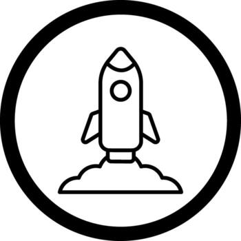 Launch Three Dimensional Rendered Symbol vector