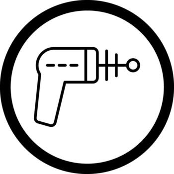 Laser Sharp Linear Edge Mark vector