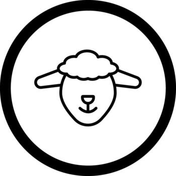 Sheep Application Focused UI Design vector
