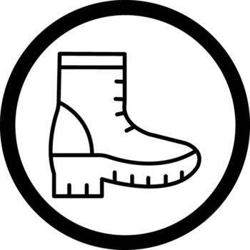 bota web estilo establecido gráfico vector