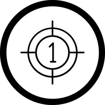 Countdown Smooth User Interface Symbol vector