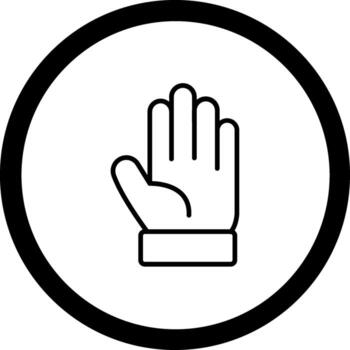 Palm Color Block Style Badge vector