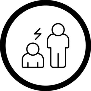 explotación interactivo estilo símbolo vector