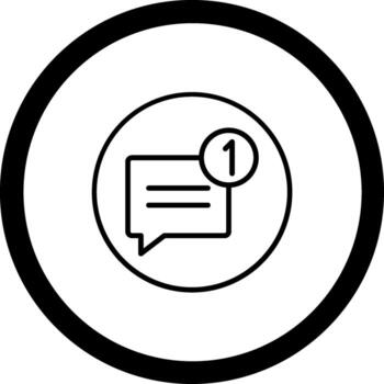 New Message Modern Color Based Symbol vector