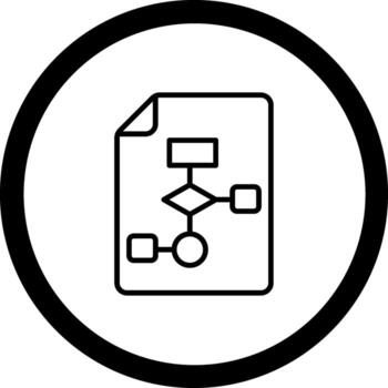 Flow Chart Web Based Design Element vector