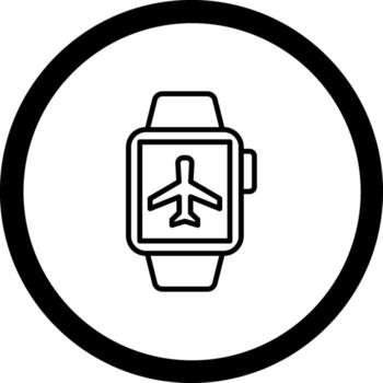 avión modo codificado usuario interfaz símbolo vector