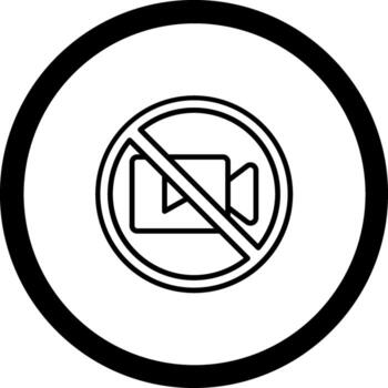 No Flat User Interface Form vector