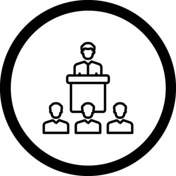 Teacher And Students Modern Technology Based Object vector