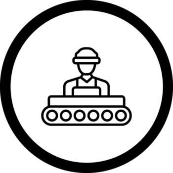 Men Assembler Wireframe Mobile App Design vector