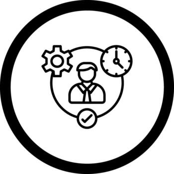 Discipline User Interface Badge vector