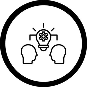 Knowledge Sharing Subtle User Interface Graphic vector